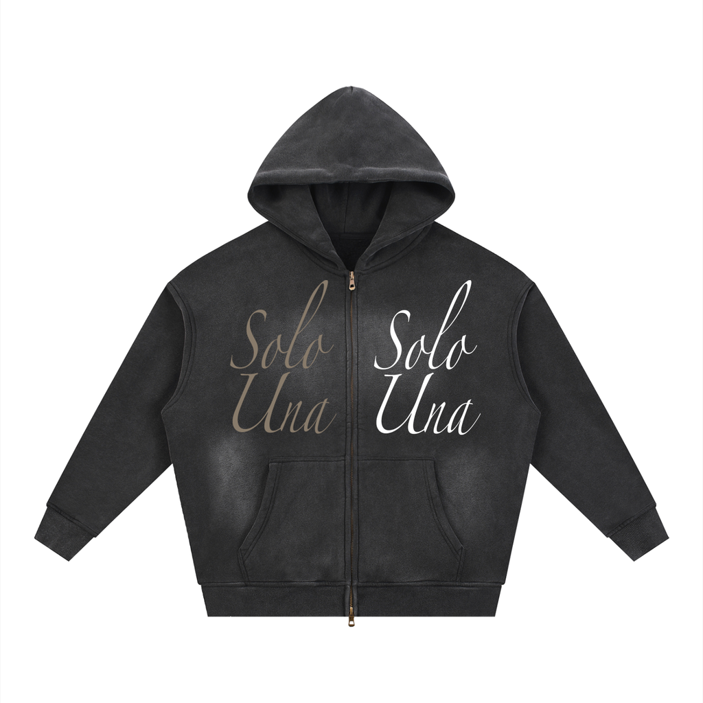 “Solo Una” Zip Up
