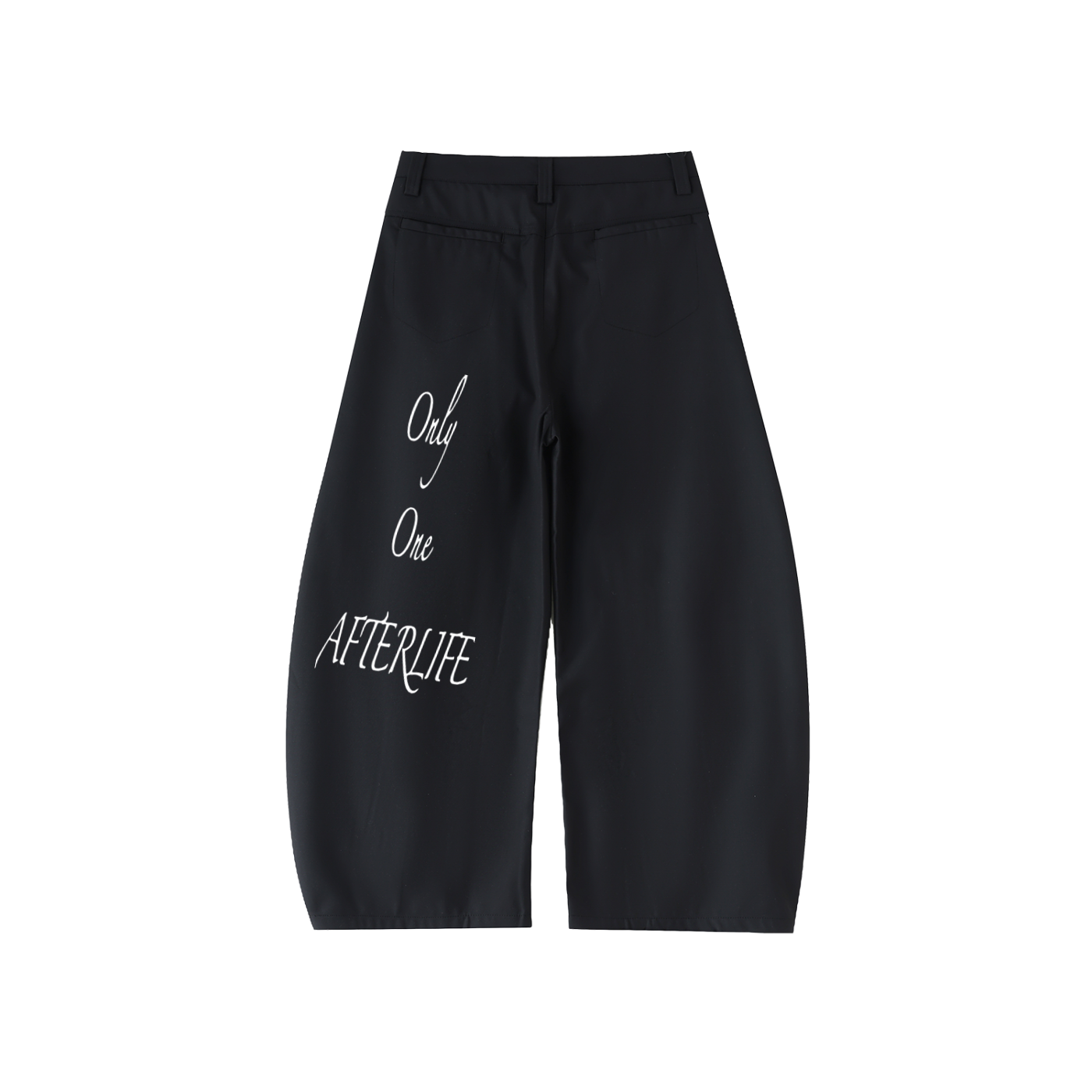“Only One AFTERLIFE” Essential Barrel Dress Pants