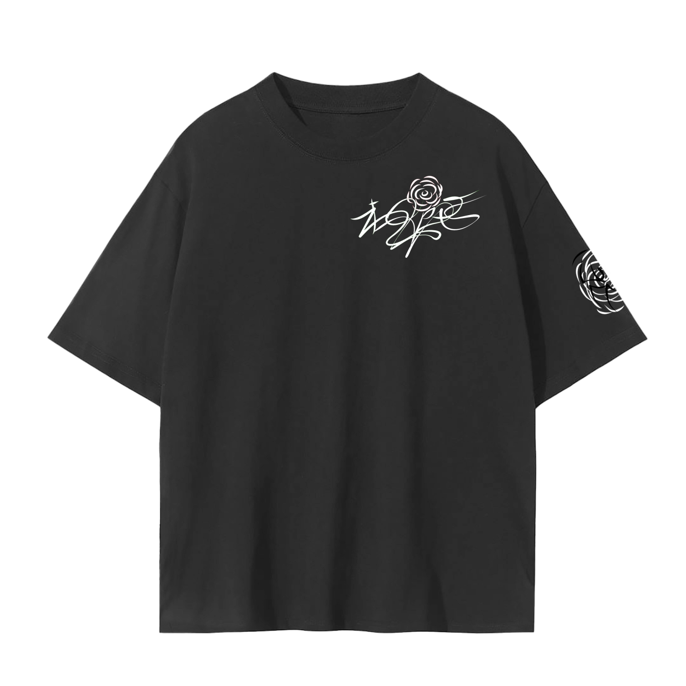 Only One AFTERLIFE ‘White Rose’ Unisex Seamless T-Shirt