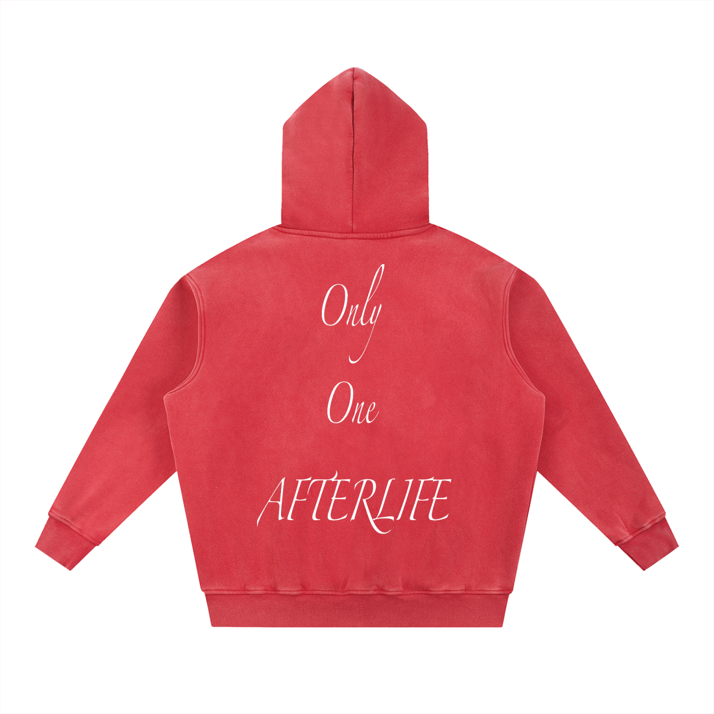 Only One AFTERLIFE Snow Wash Fleece Oversize Hoodie