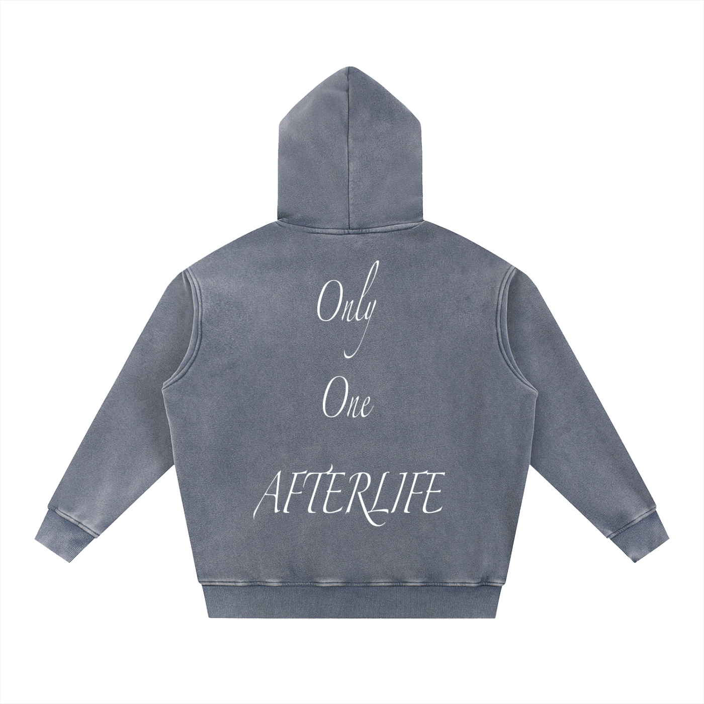 Only One AFTERLIFE Snow Wash Fleece Oversize Hoodie