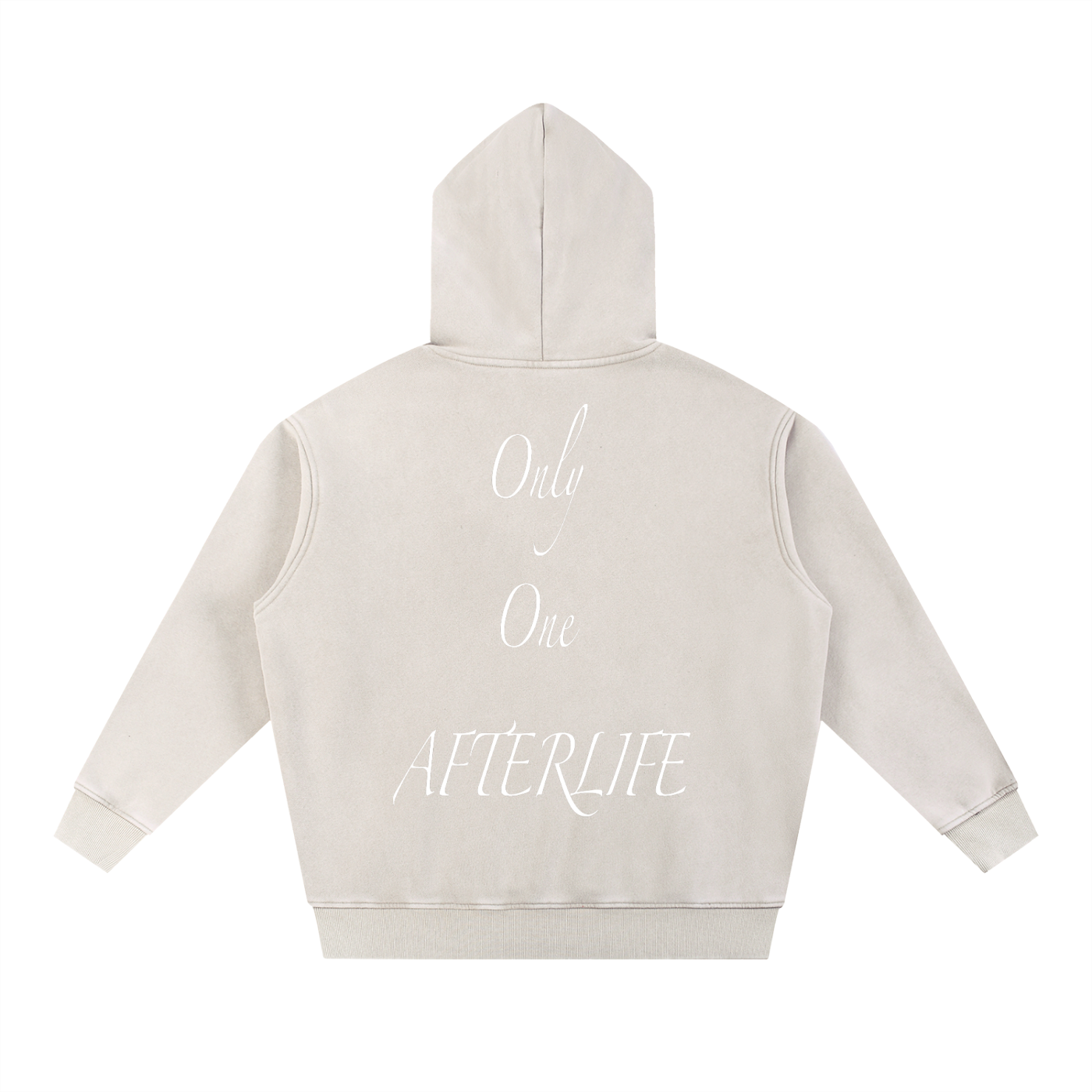 Only One AFTERLIFE Snow Wash Fleece Oversize Hoodie