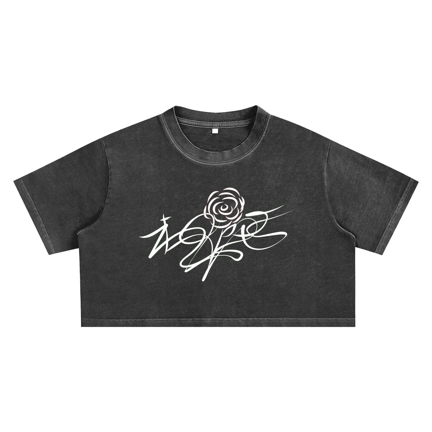 Only One AFTERLIFE “rose” Crop Top