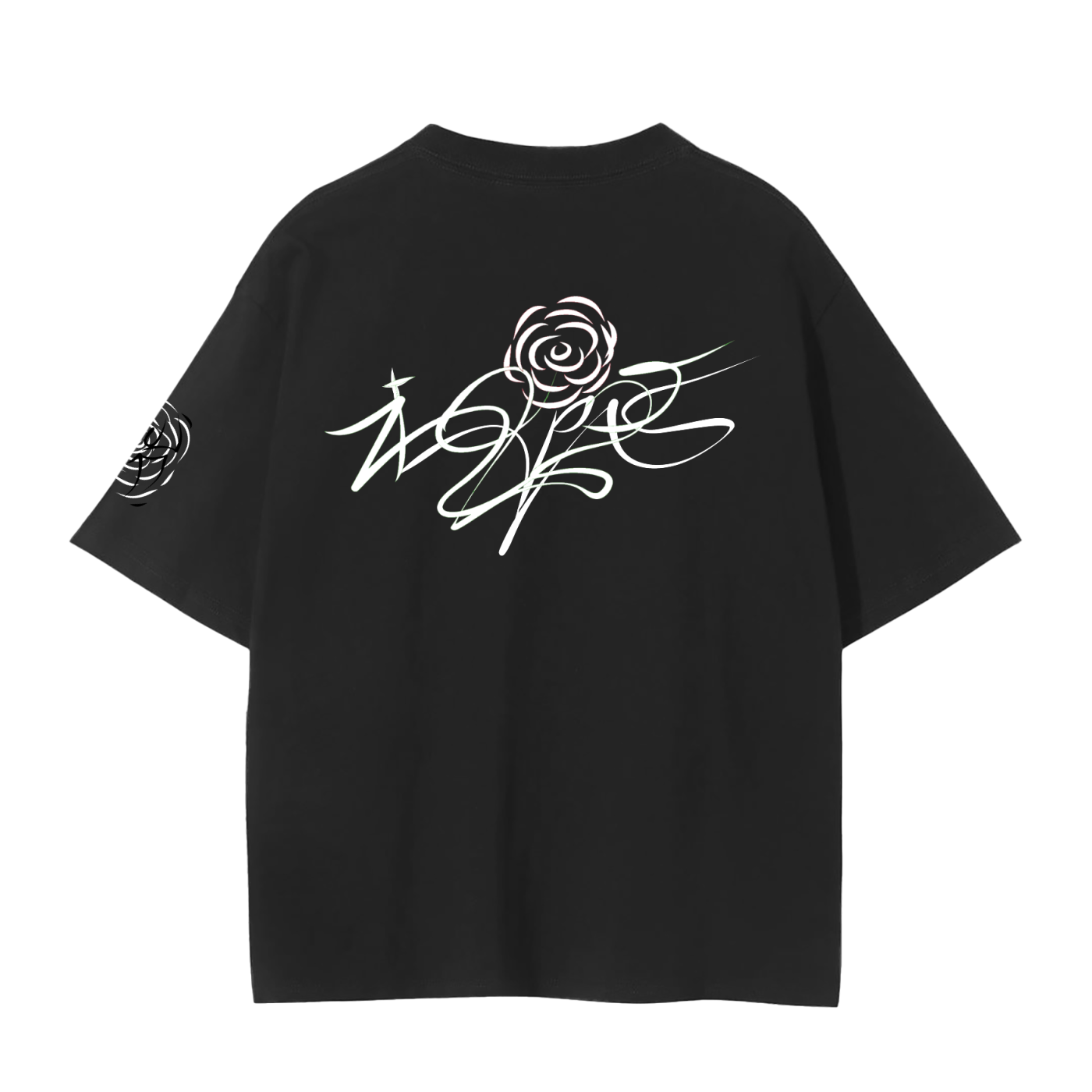 Only One AFTERLIFE ‘White Rose’ Unisex Seamless T-Shirt